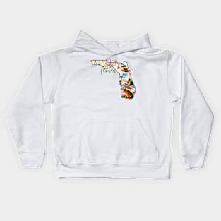 The State Of Florida Kids Hoodie